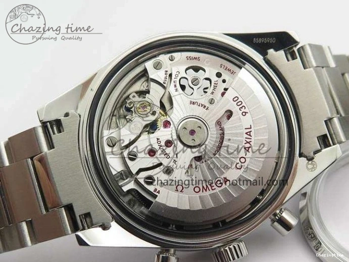 0218 Speedmaster ’57 Co-Axial OMF 1:1 Best Edition White Dial RG Markers On SS Bracelet A WellDesigned 8144